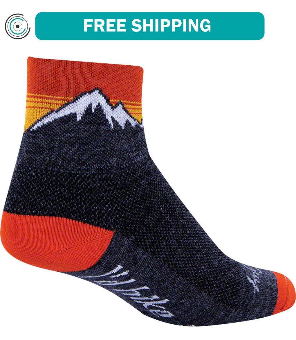 SockGuy Wool Hiker Socks - 3 inch, Black, Large/X-Large