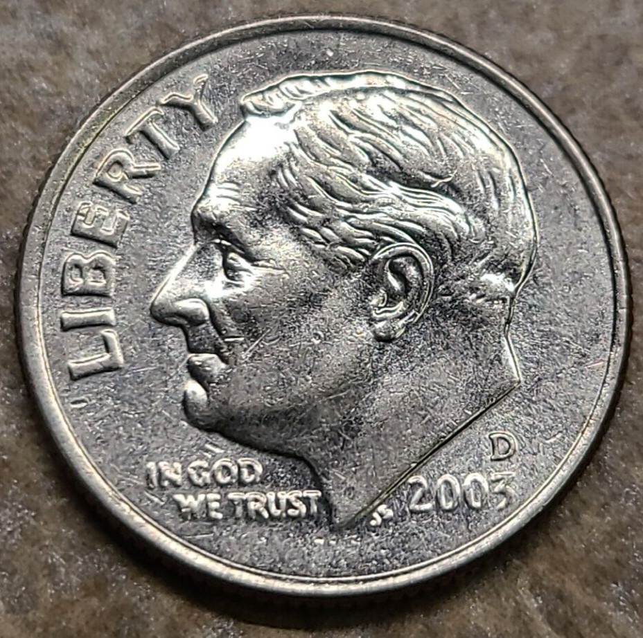 2003 D Roosevelt Dime Clad ** ON HAND **