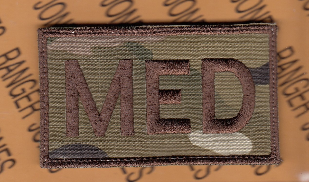 USAF Air Force MEDICAL Personnel Duty Identifier Tab ~3.25" Hook patch c/e
