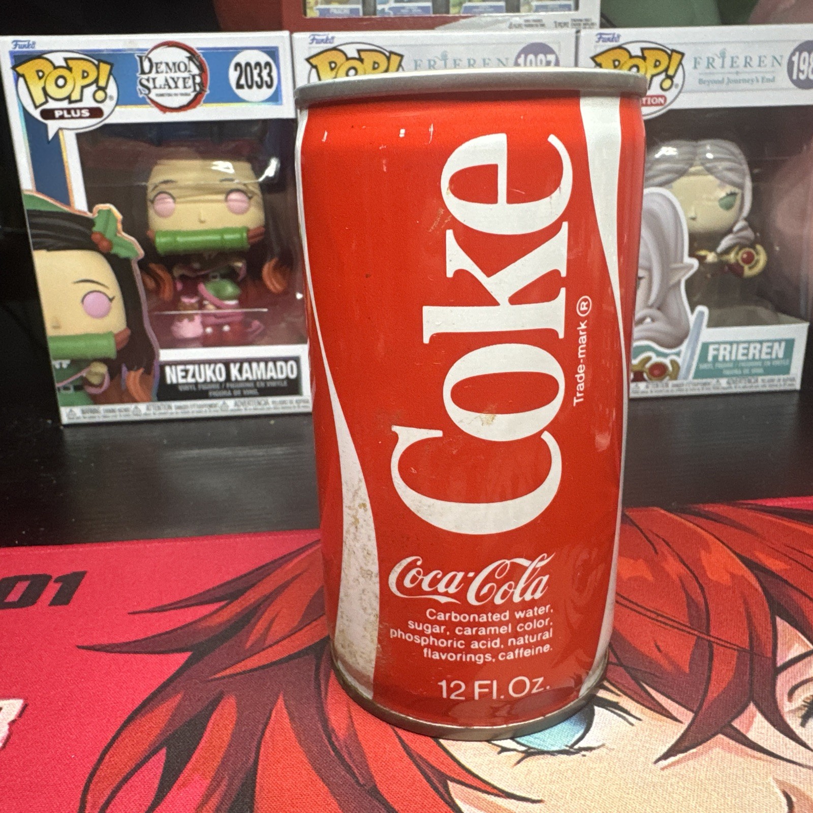 VTG 12 fl. oz. Steel Coca-Cola Pop Soda Can Pull-Tab 1970s ? m14