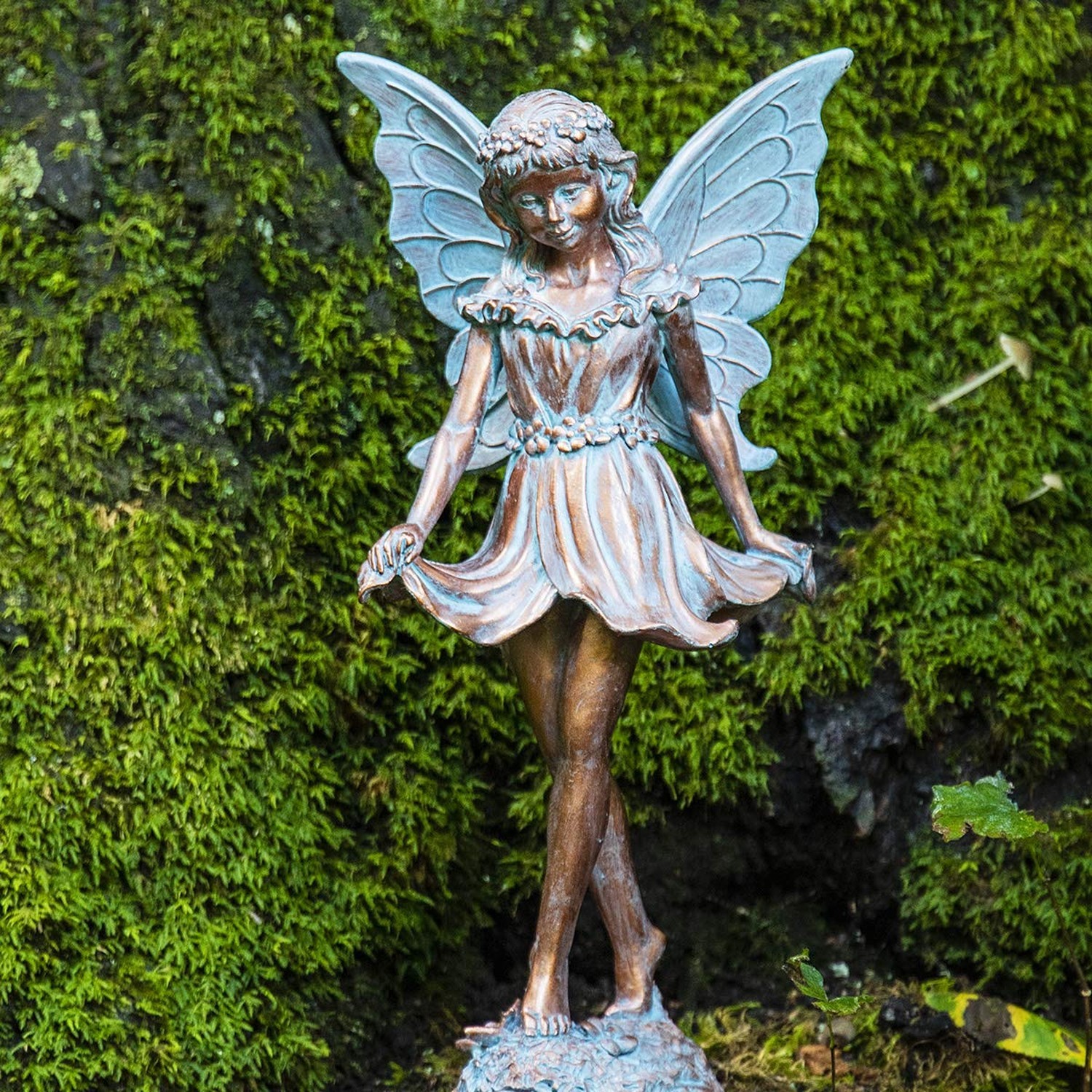 BRECK'S Dancing Fairy Statue - Add This Fun Loving Sprite and Bring Your Gard...