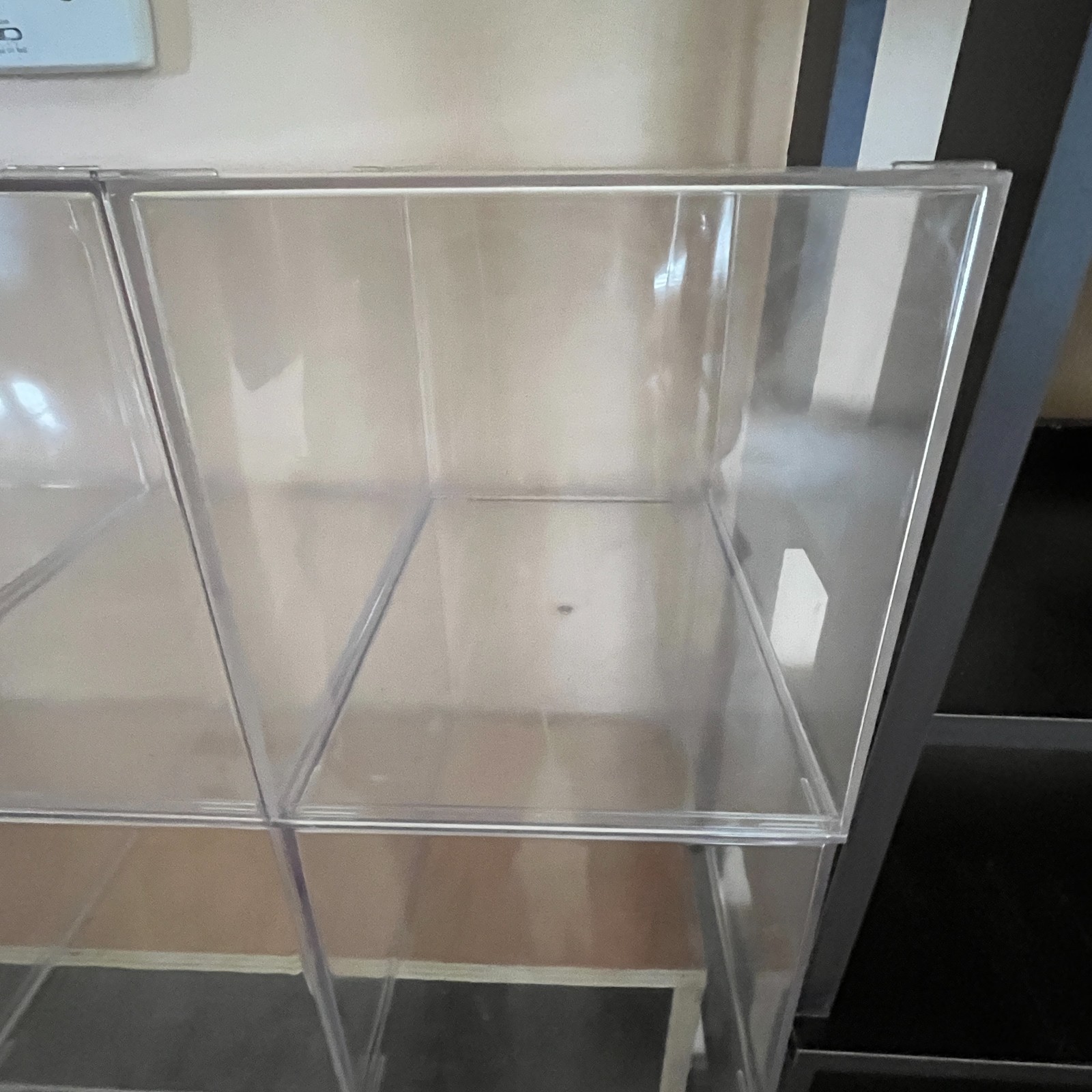 Large Acrylic Display Case 10x10x16" inch for Collectibles, Sturdy Clear - 4
