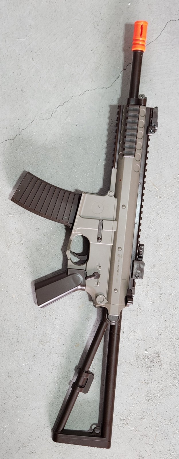 Marines SR01 Airsoft Gun Adjustable Shoulder Folding Stock Crosman