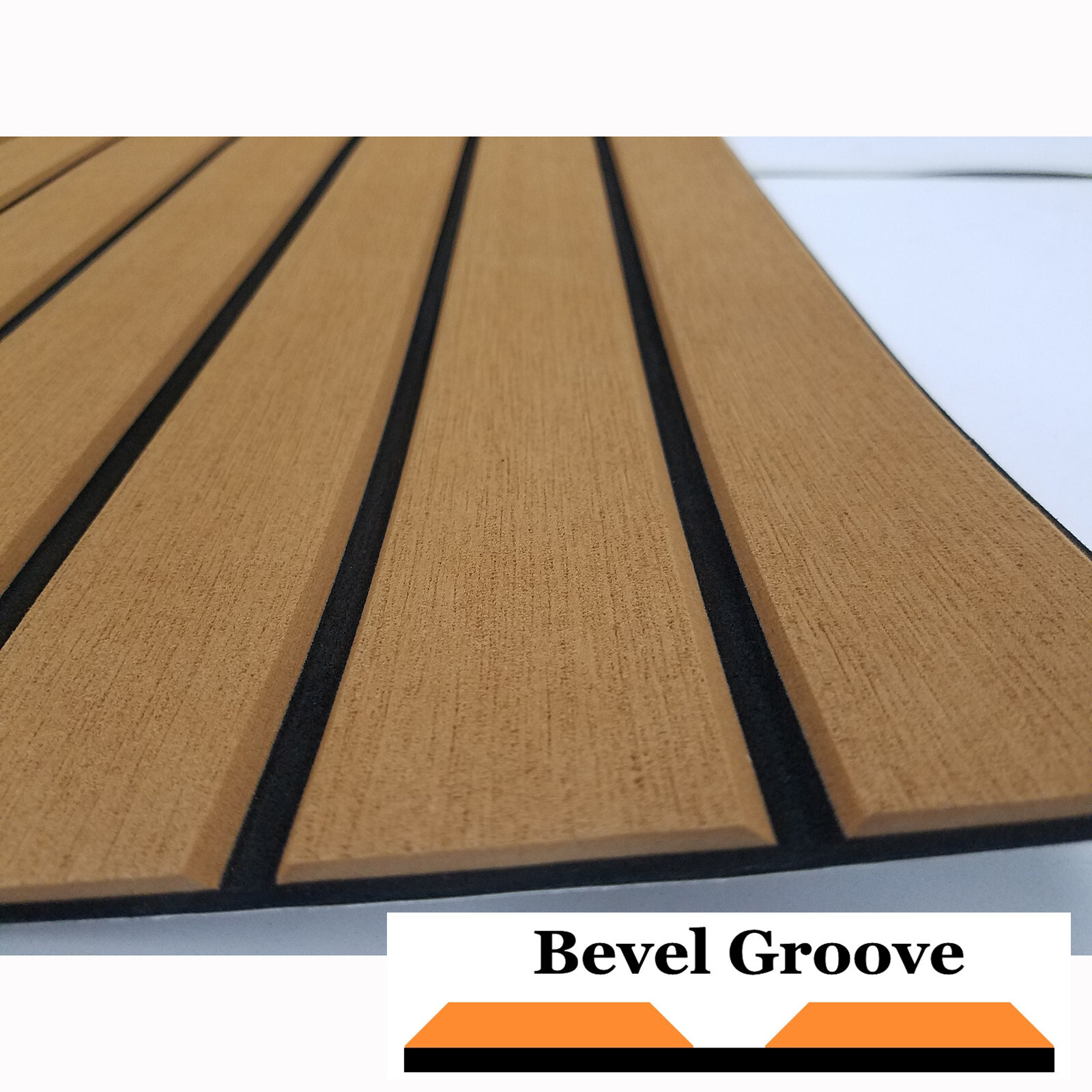 Boat Flooring Decking Sheet EVA Foam Marine Teak Deck | Adhesive Backing