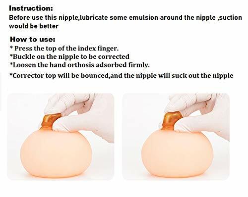 2 Pair Silicone Nipple Corrector Clip for Flat Inverted Nipples Correct Brown