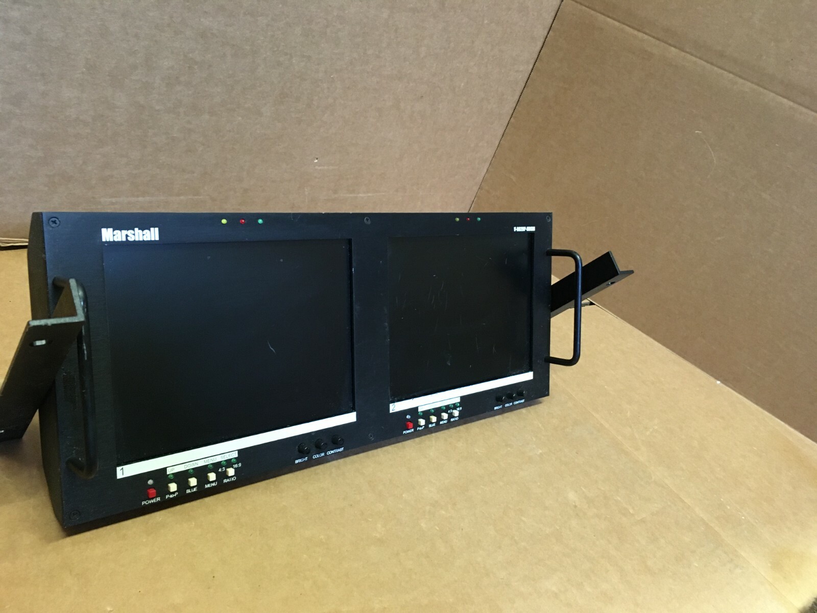 Marshall V-R82DP-HDSDI Dual Professional 8.4"LCD Screen Monitors Rack Mountable