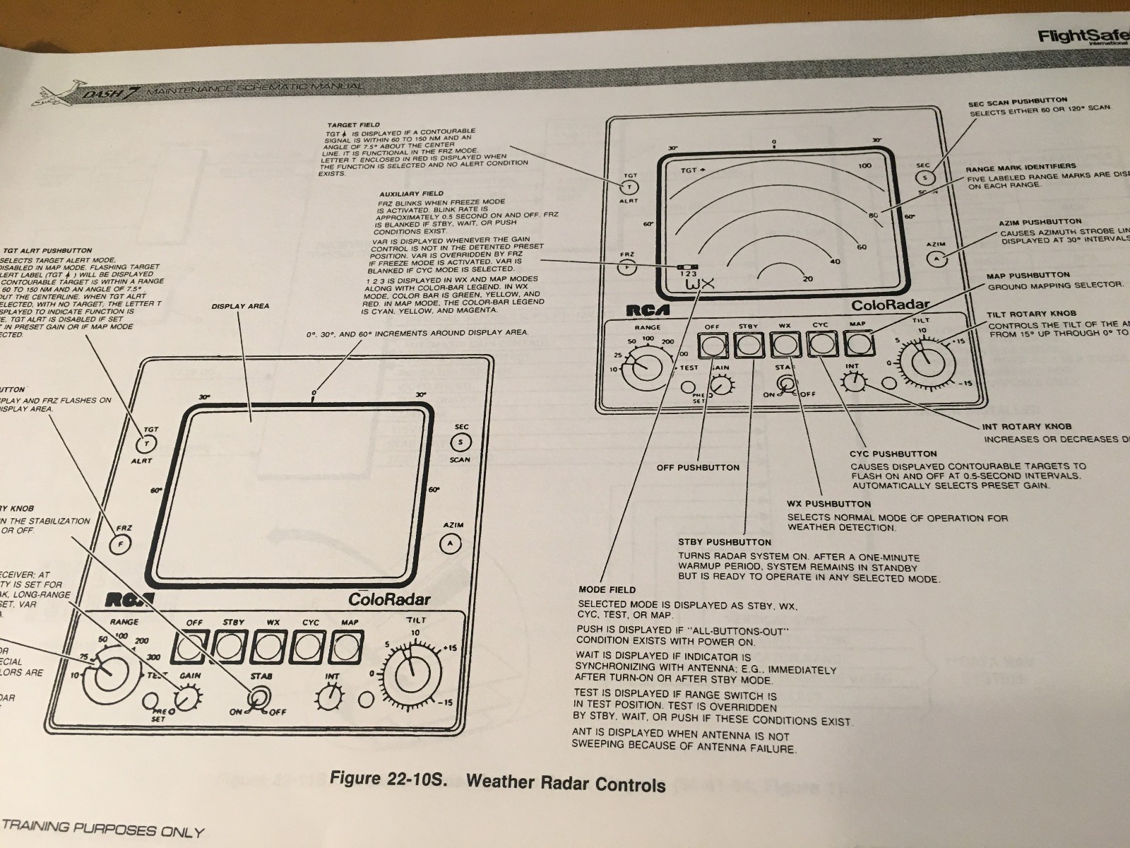 de Havilland Canada Dash 7 Maintenance Training Schematic Manual