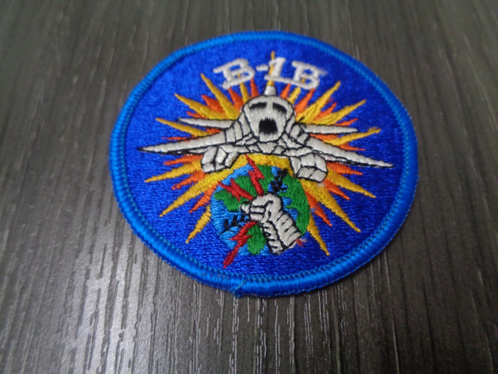 US AIR FORCE PATCH-B-1B STRATEGIC AIR COMMAND-ORIGINAL USAF VARIANT NEW