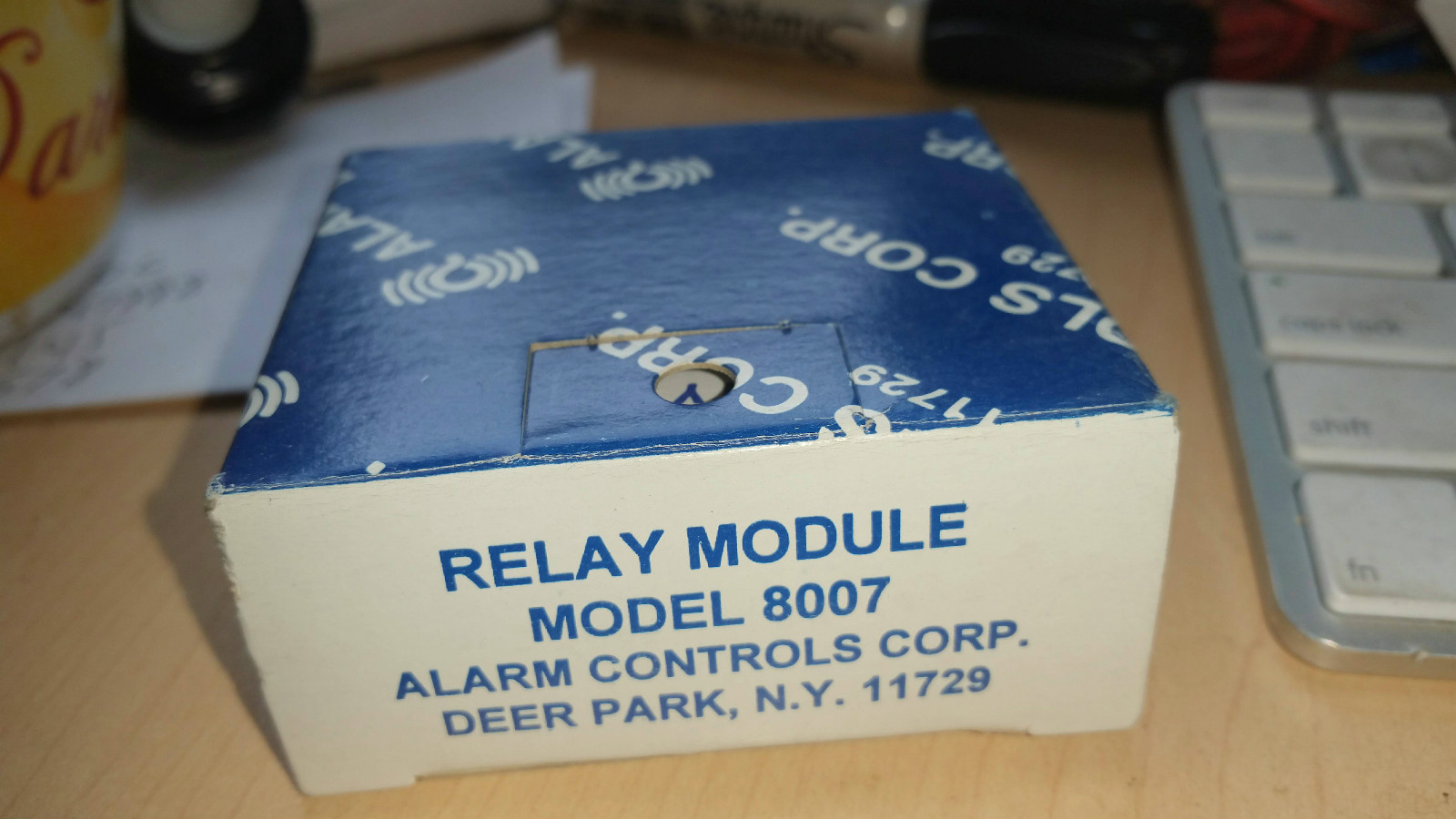 ALARM CONTROLS MODULE PART# 8007 RELAY BASE  "NEW OLD STOCK"