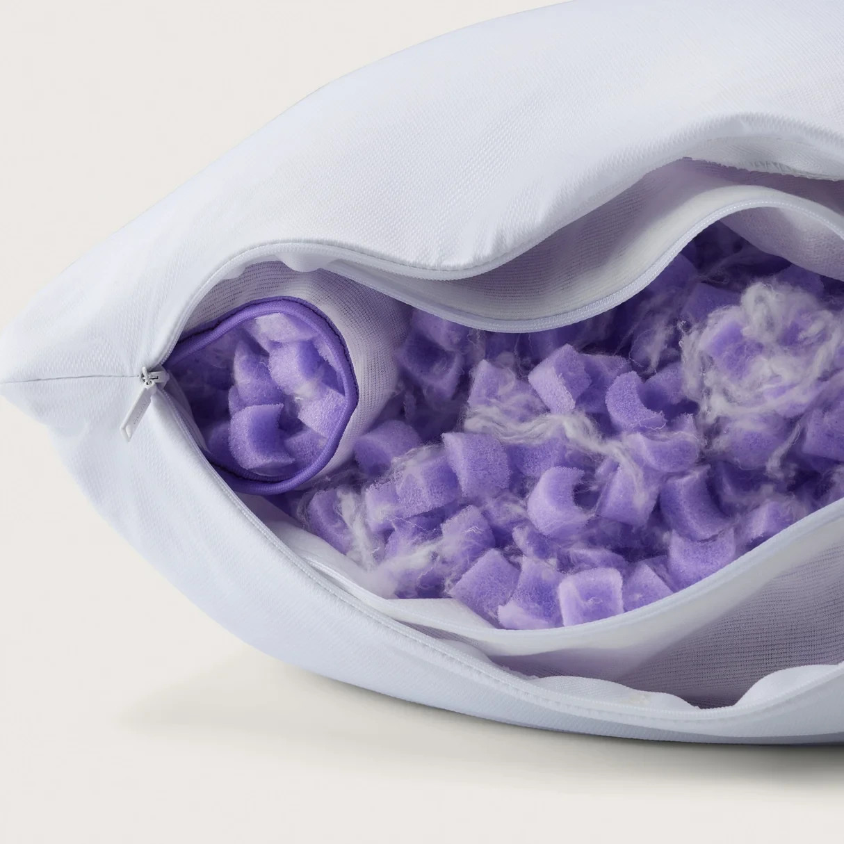Purple Freeform Pillow - King and Standard Sizes