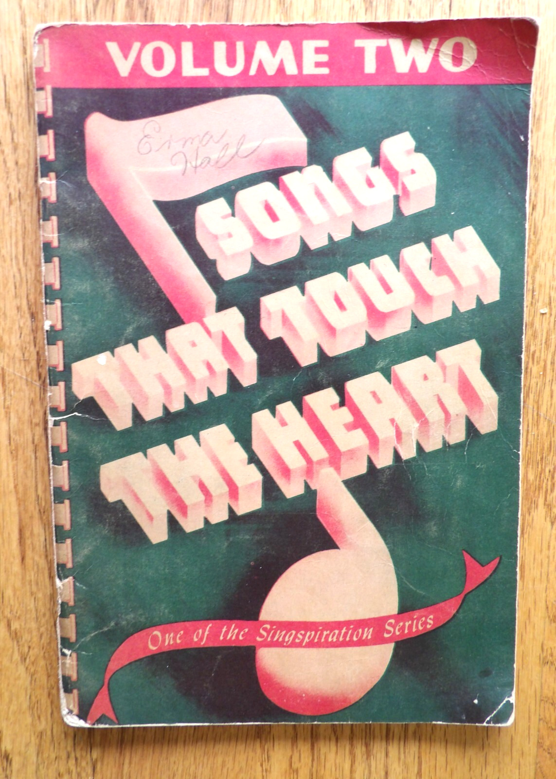 Songs That Touch The Heart Volume Two SC 1954 Singspiration Good Condition