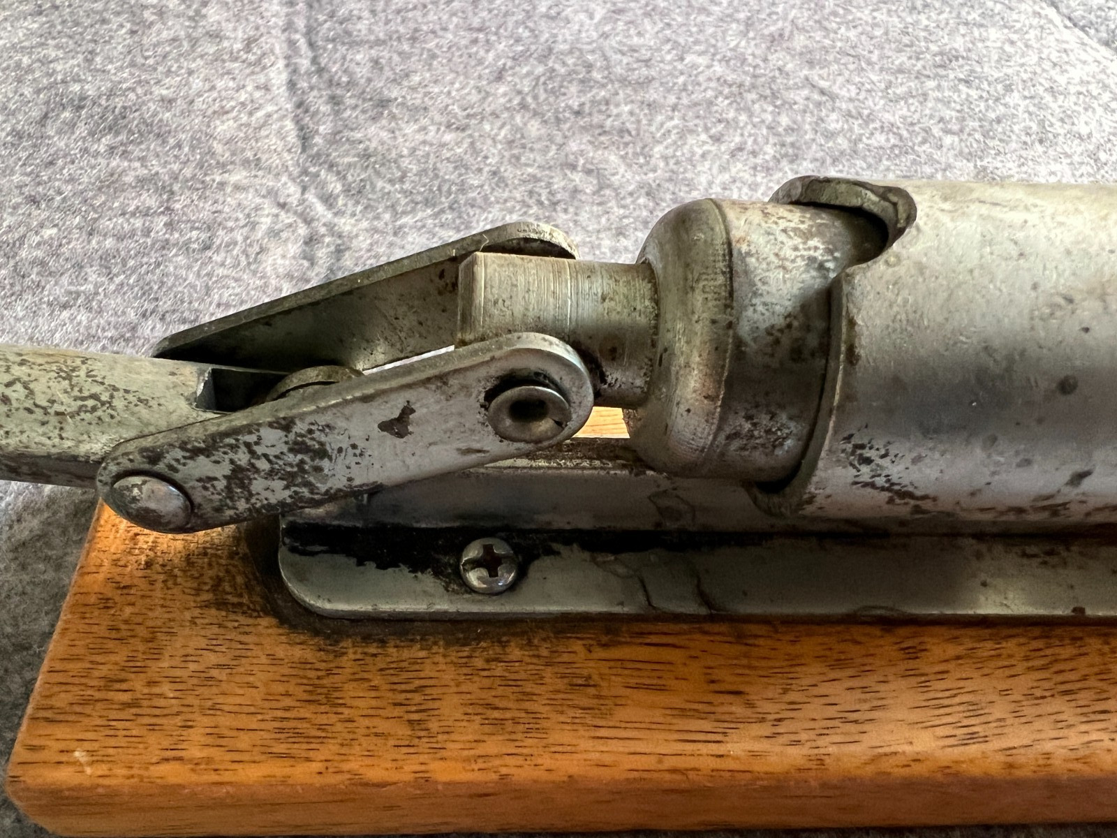 Vintage Small Manual Arbor Press Tabletop Bench Compression Tool