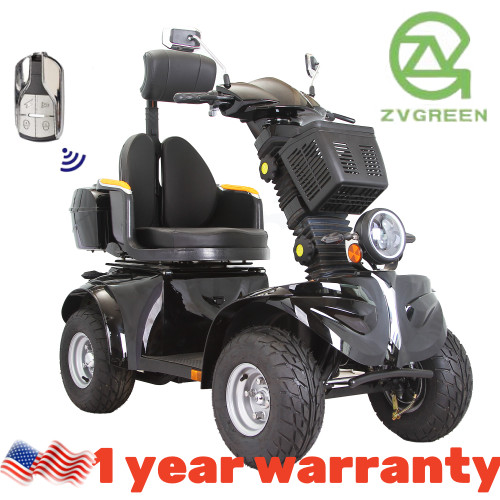 4-Wheel Travel Mobility Scooter 1000W 60V 20AH Battery Motor fit Adult Senior