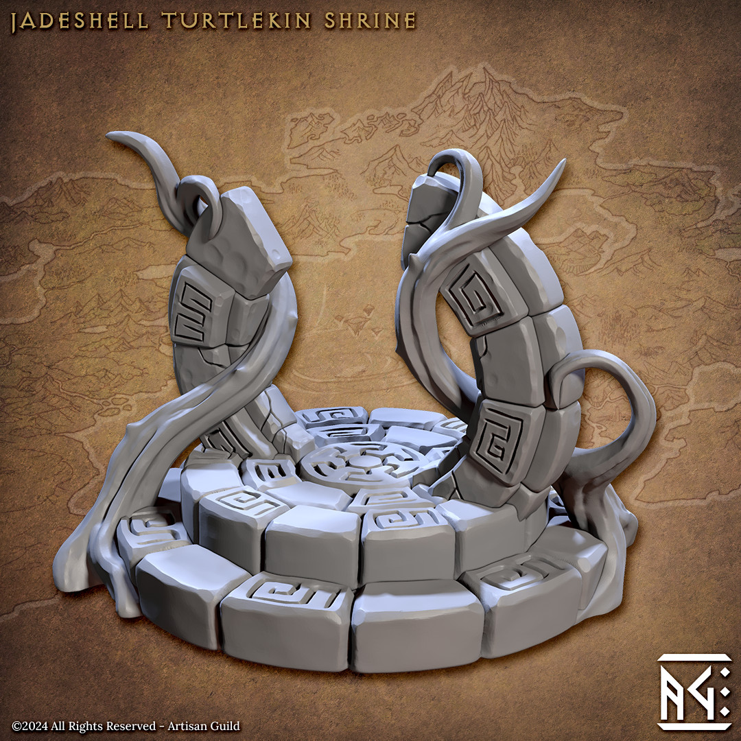 Tortle Shrine - Terrain - Artisan Guild - Dungeons and Dragons