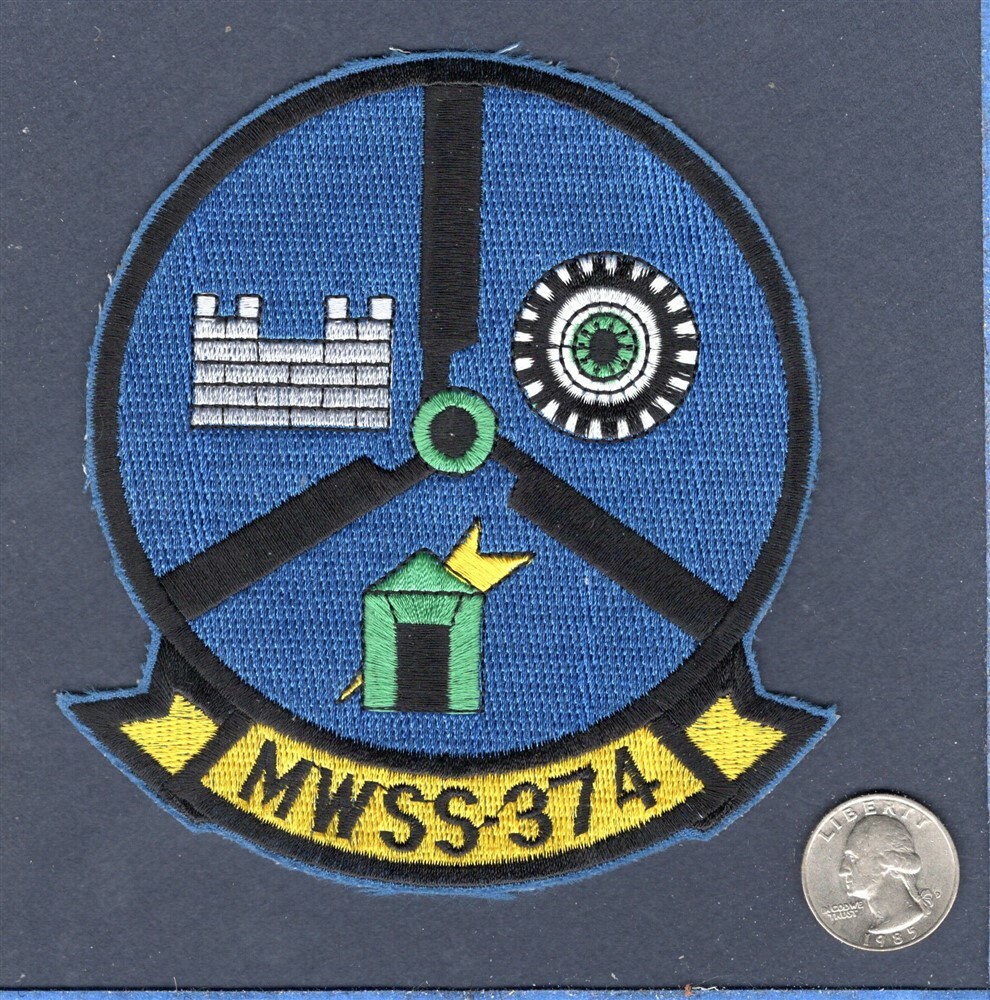 MWSS-374 Marine Wing Support Squadron 5" USMC Marine Corps Patch