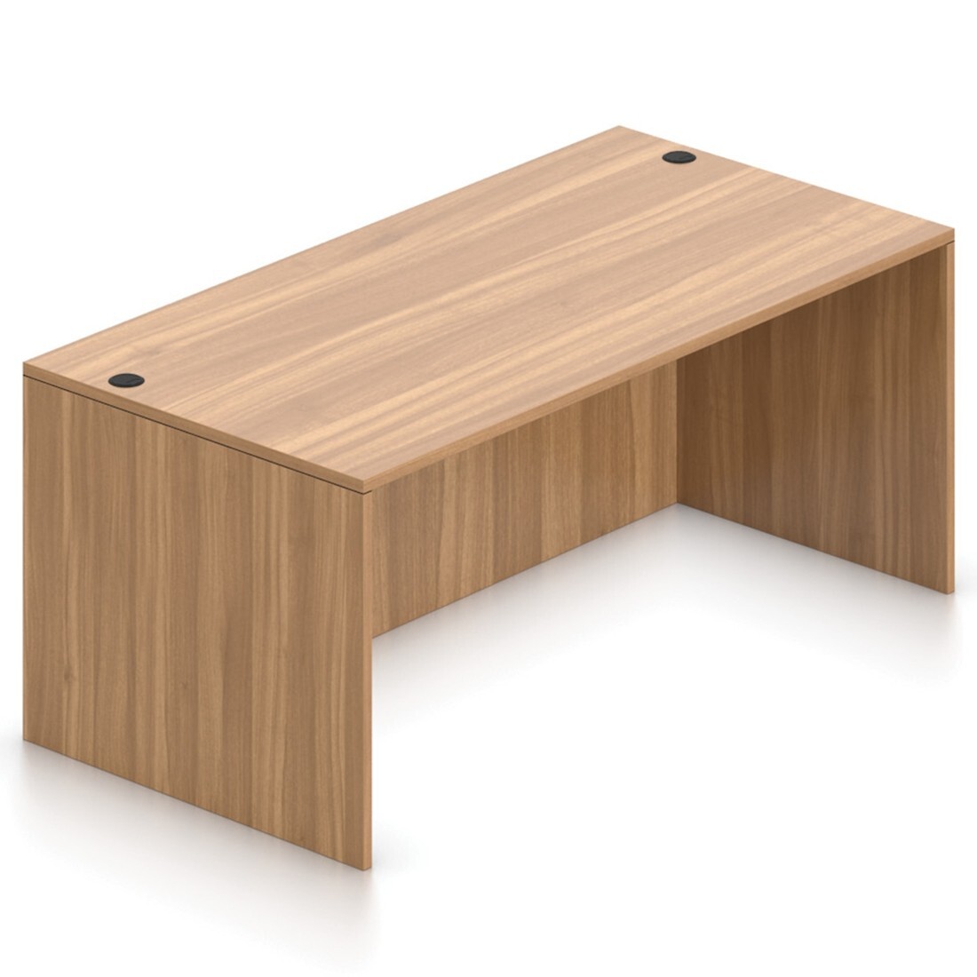 Offices To Go OTG No Pedestal Desk Shell 36"d x 71"w w Autumn Walnut Free Ship