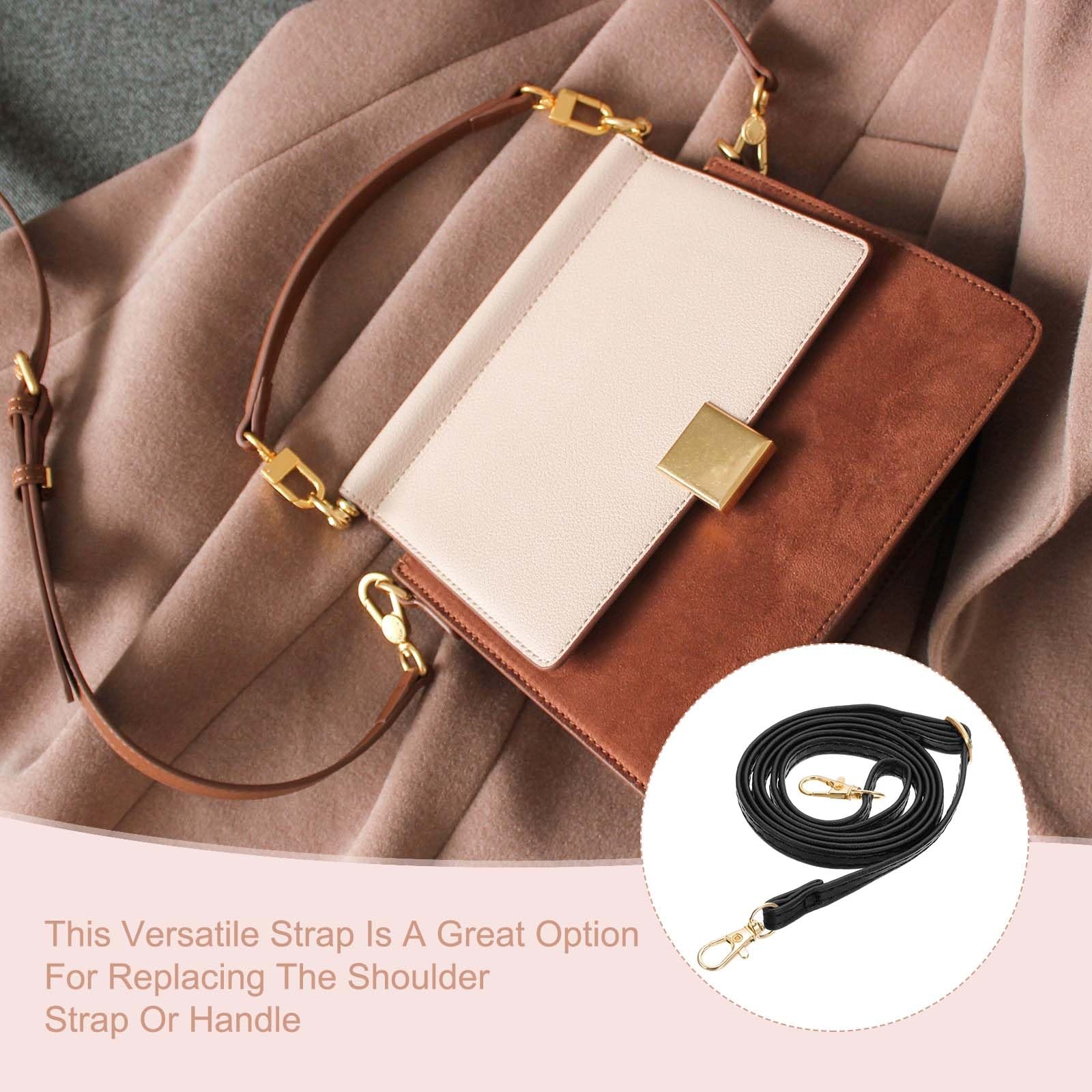 Leather Purse Handle Strap, 2 Pcs 51 Inch Adjustable Length Handbag Strap Rep...