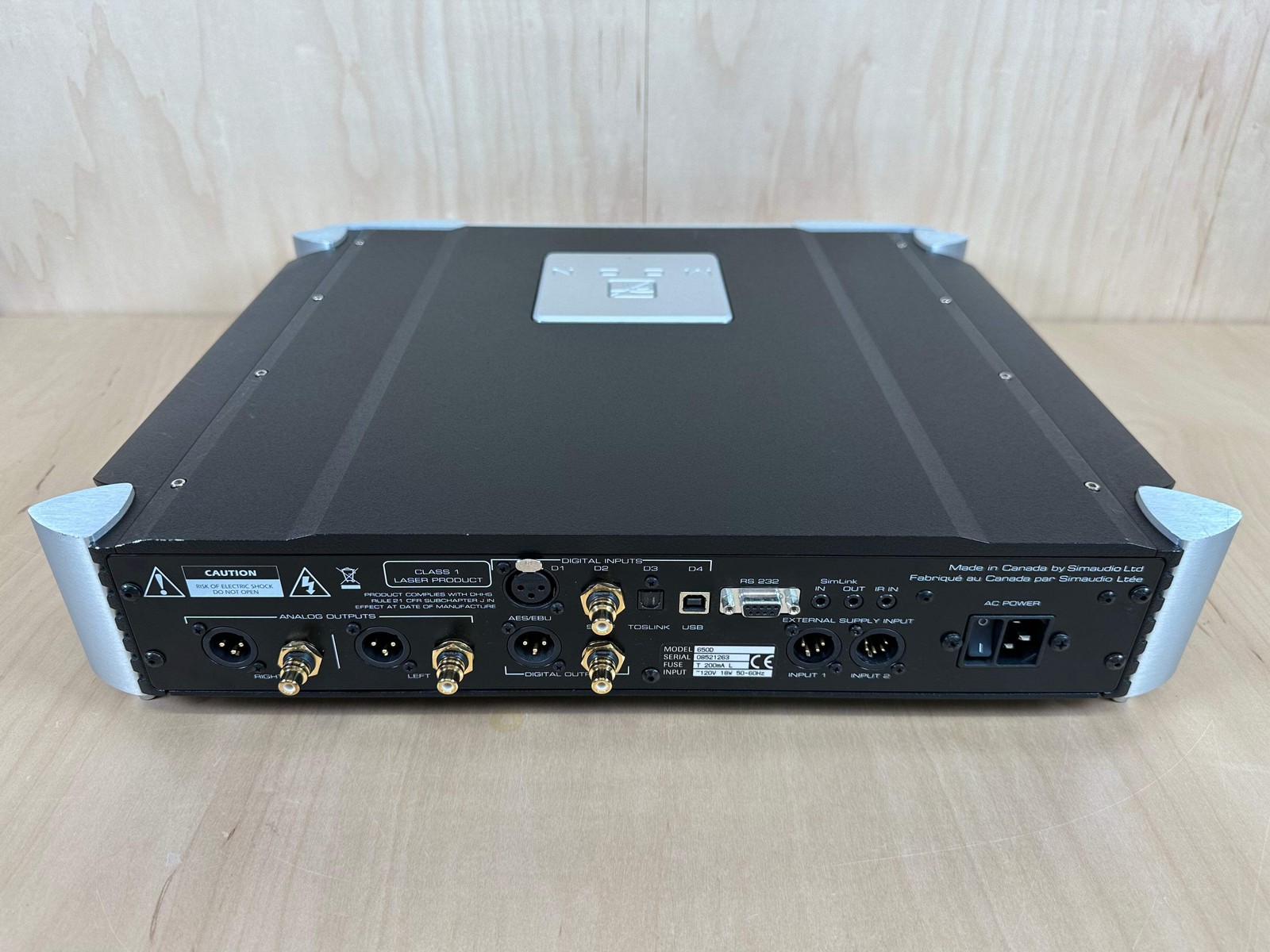 Simaudio Moon 650D DAC/CD Transport