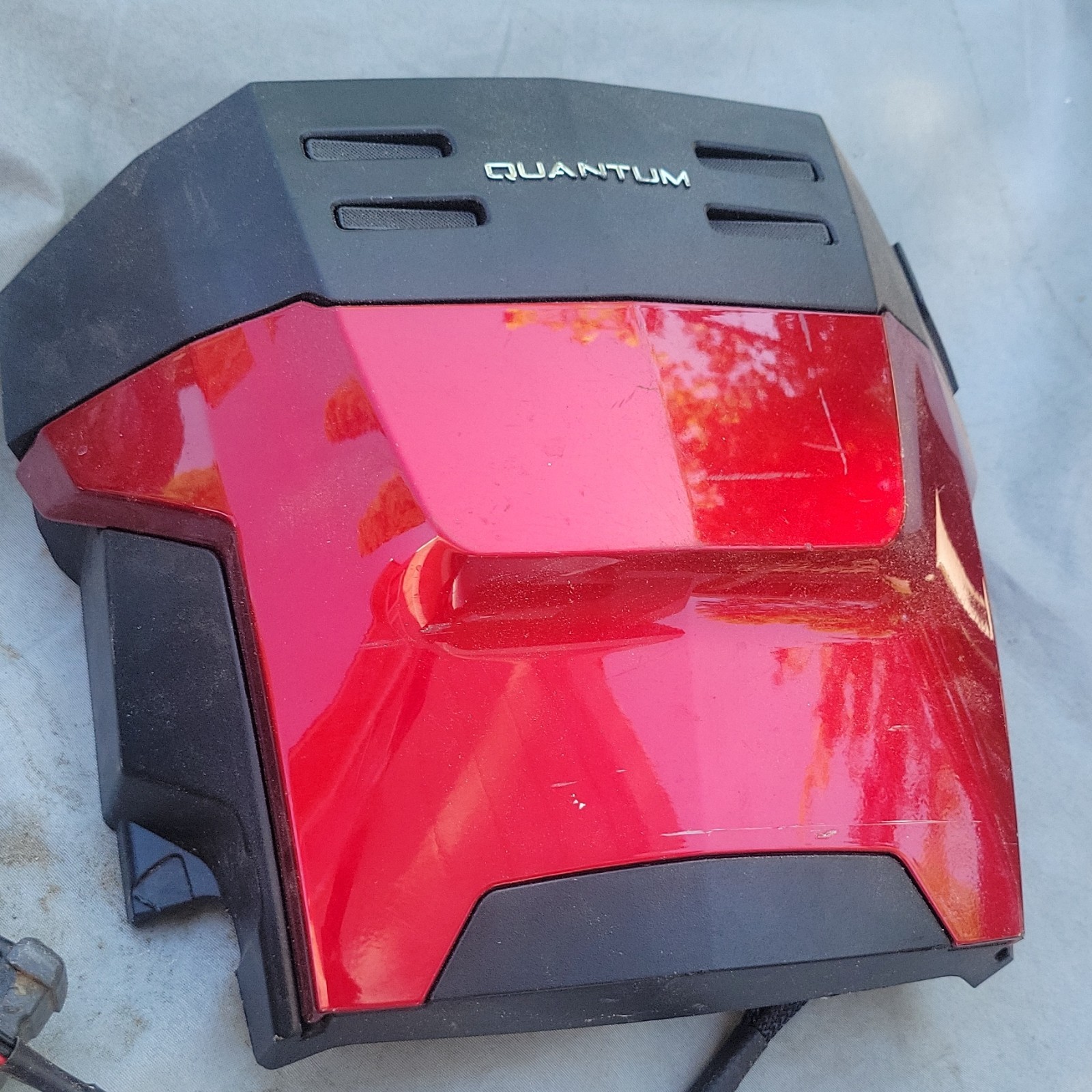 Quantum Mobility Scooter Front Body Panel w/ Wiring Harness Red/Black