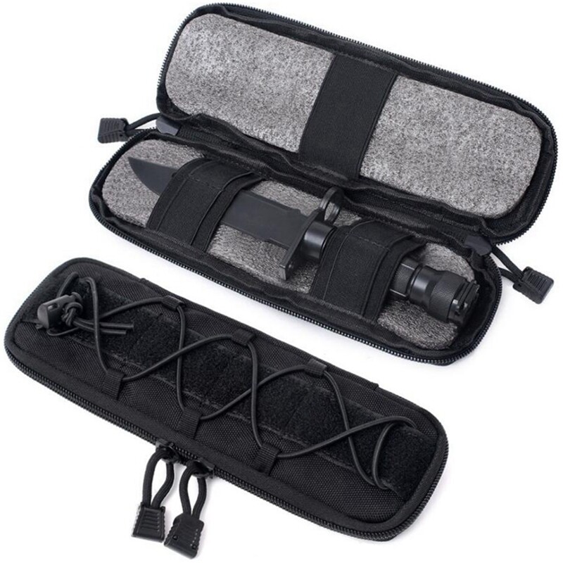 Military Molle Pouch Tactical Knife Pouches Small Waist Bag EDC Tool Hunting Bag