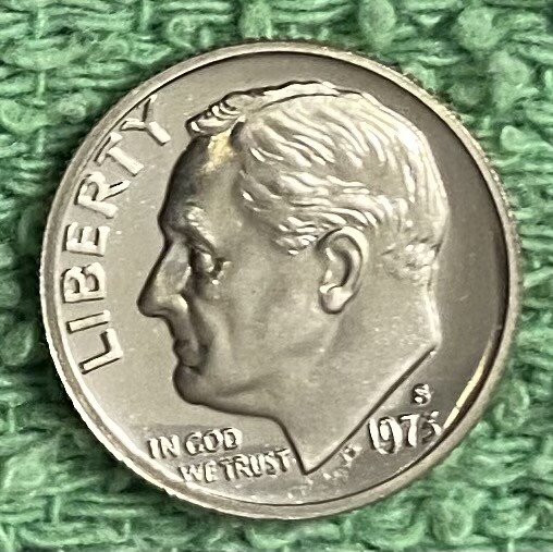 1973-S  **PROOF**  ROOSEVELT DIME - NICE COIN - L@@K AT PICTURES!!!!!
