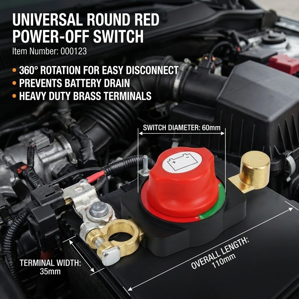 Top Post Battery Disconnect Switch Battery Disconnect Switch 3rd Gen Battery Kil