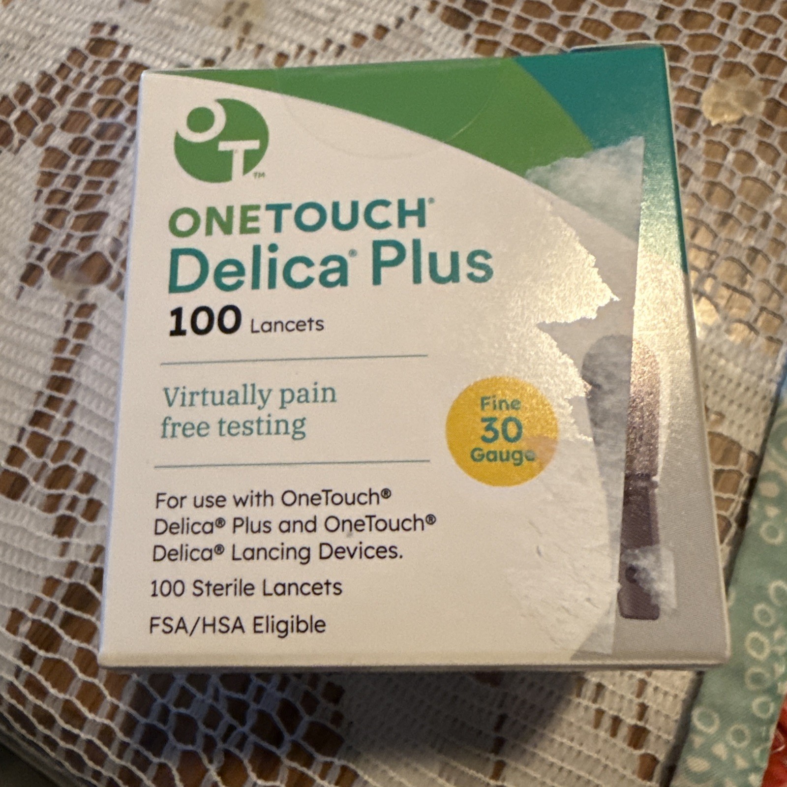 OneTouch Delica Plus 30G Lancets (Pack of 100 Units)