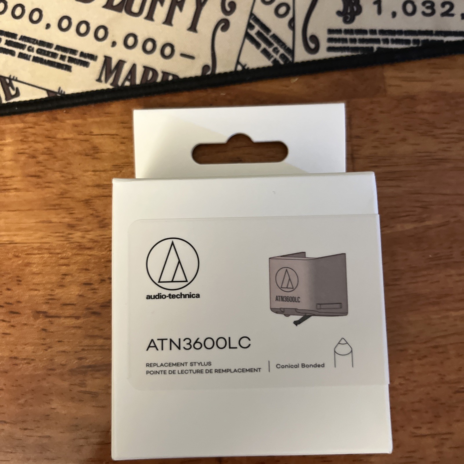 AudioTechnica ATN3600LC Conical Replacement Stylus White