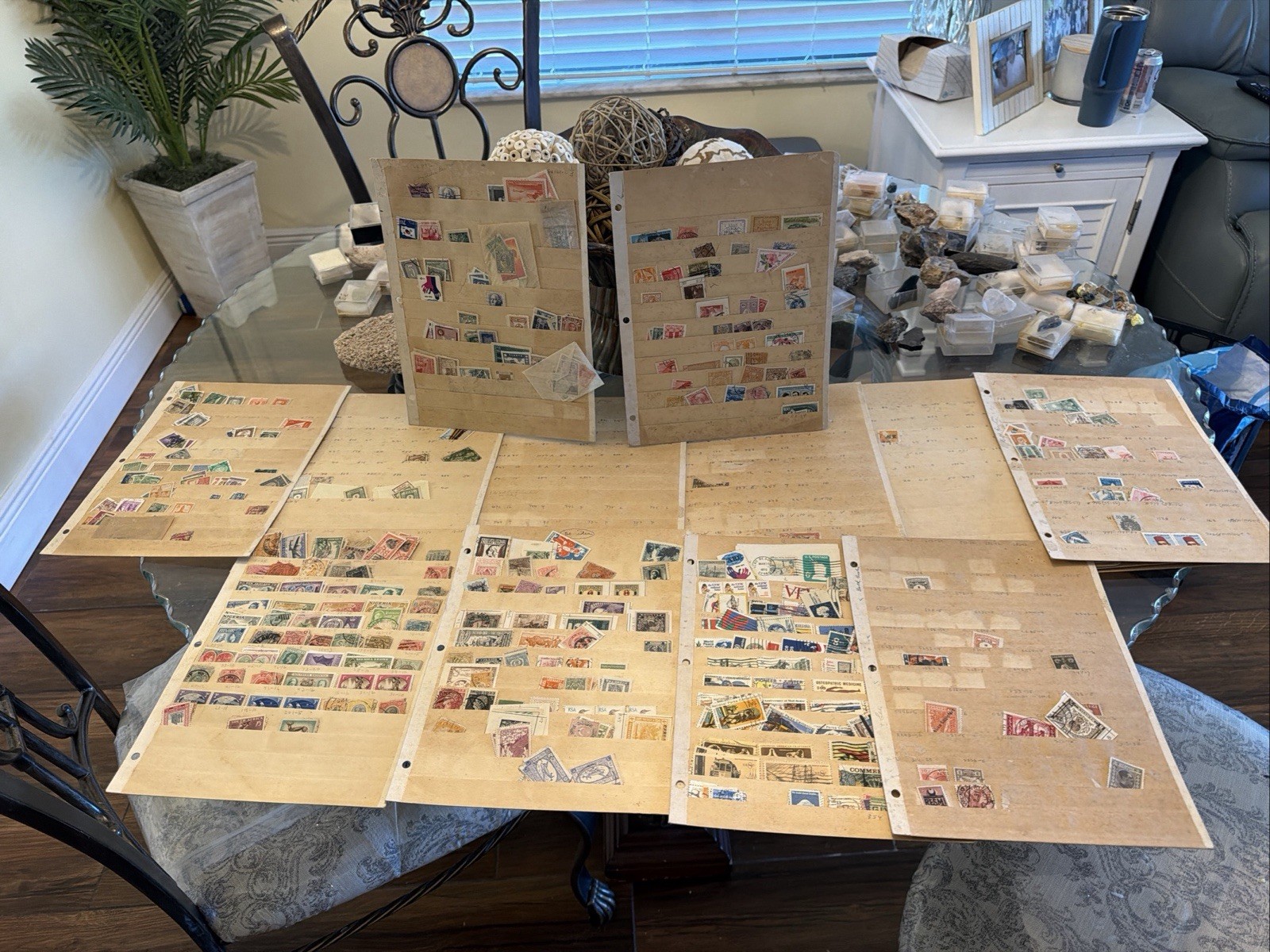 LARGE STAMP COLLECTION FROM ALL OVER THE WORLD -PHILATELY, PHILATELIST