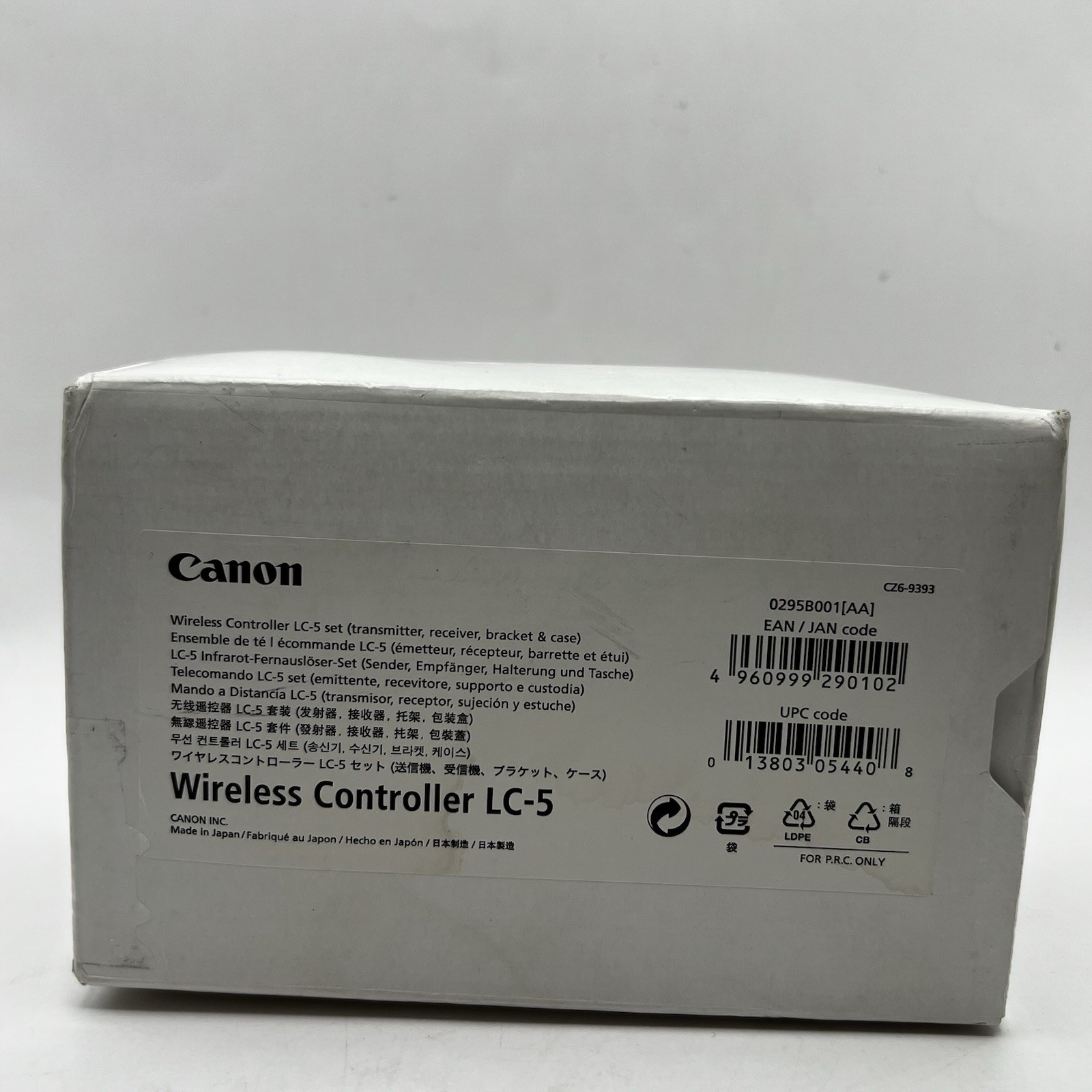 Canon Wireless Controller LC-5 (Transmitter, Receiver, Bracket, Case)