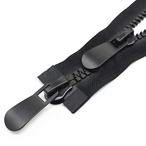 #15 Super Large Two Way Separating Plastic Zippers for Sewing, Parka, 30"