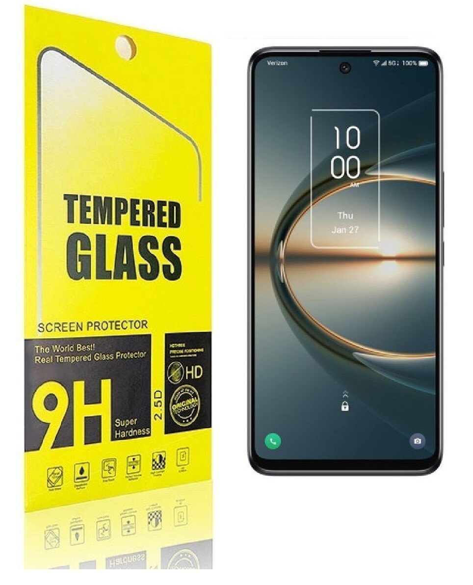 2 x Tempered Glass Screen Protector For TCL 30 V 5G T781SPP