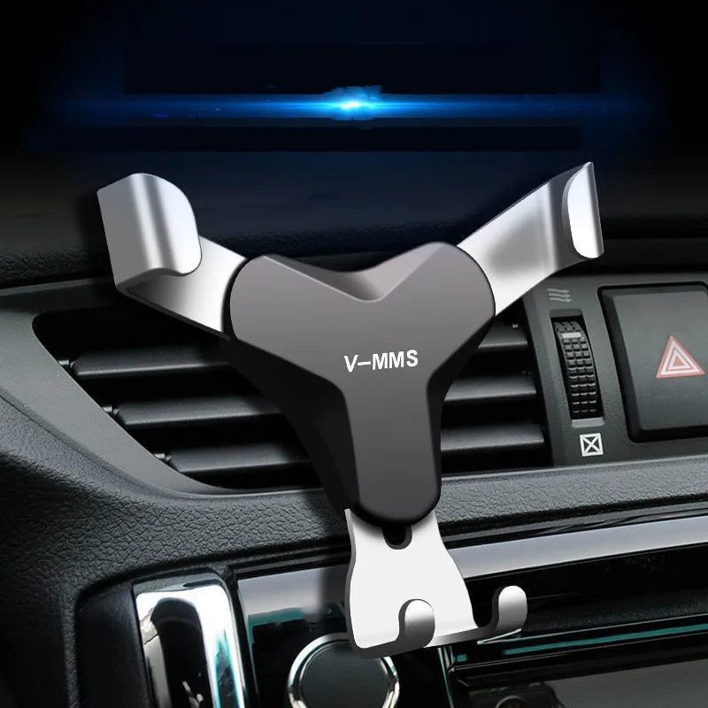 Gravity Car Phone Holder Air Vent Clip Mount iPhone Samsung Xiaomi Stand