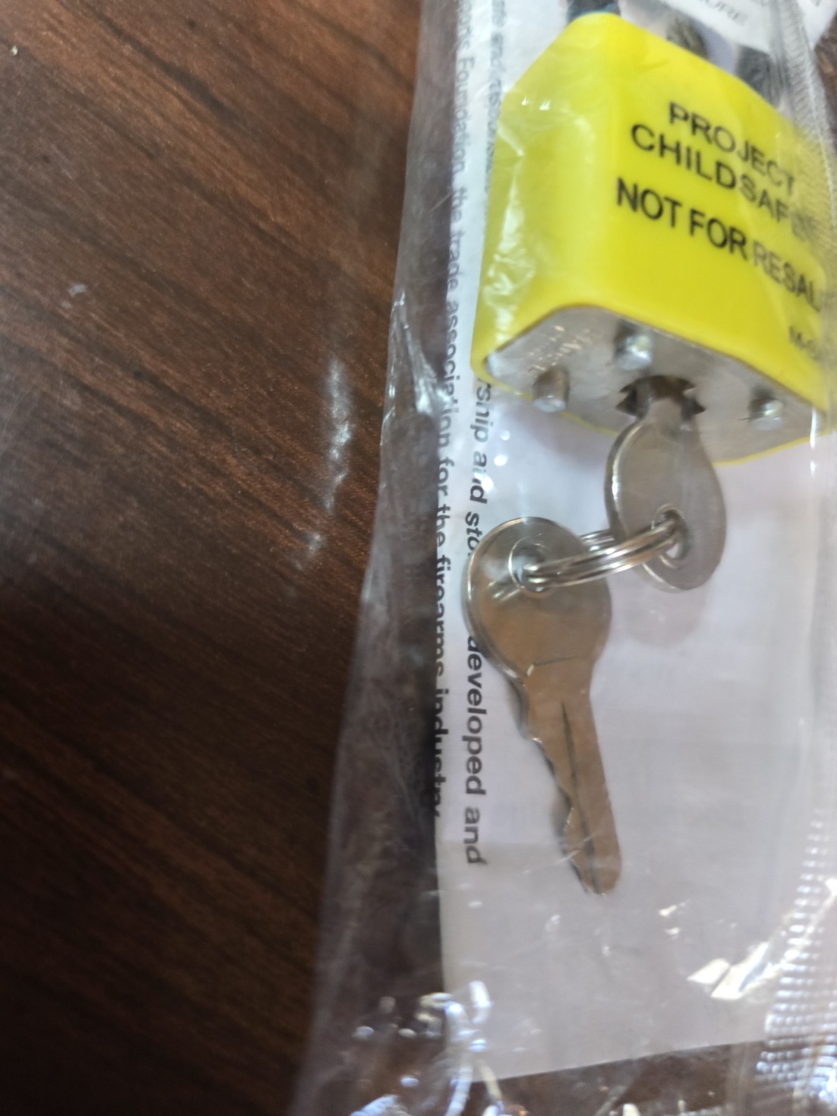 Project Child Safe Cable Gun Lock with 2 Keys New in Original Package