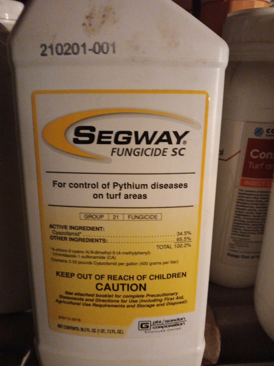 Segway Fungicide SC  39.2 fl.oz Cyazofamid 34.5%