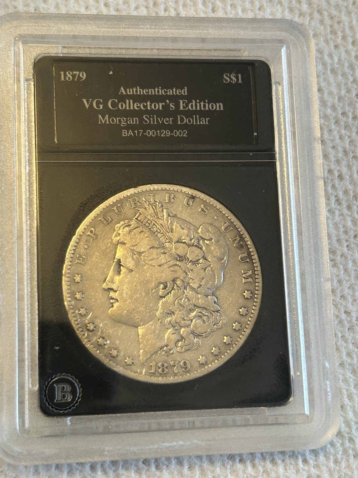 1879 s morgan silver dollar VF