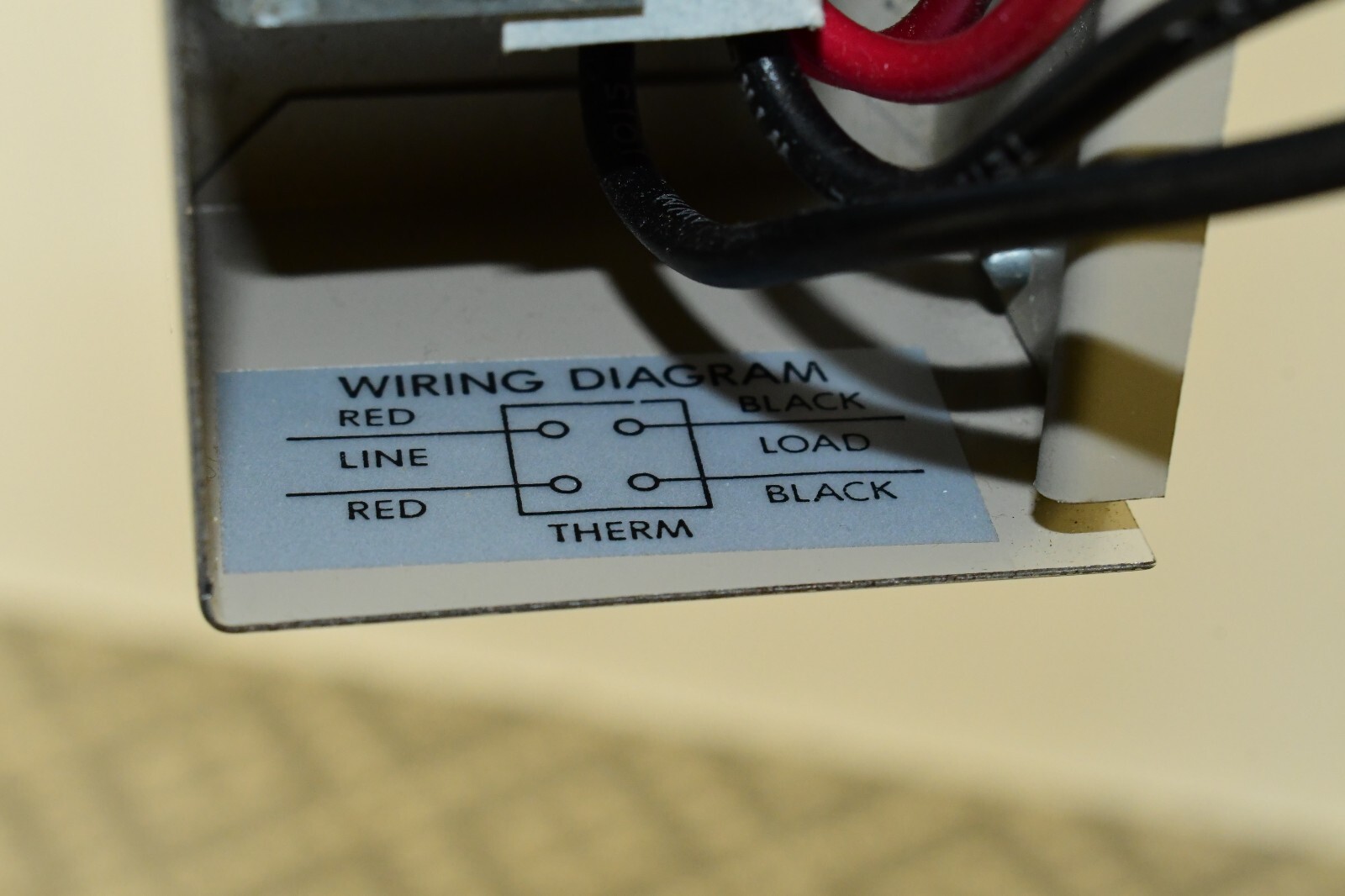 Baseboard Heater Thermostat Accessory - Model EBTC-2 for EB - TIP Corp