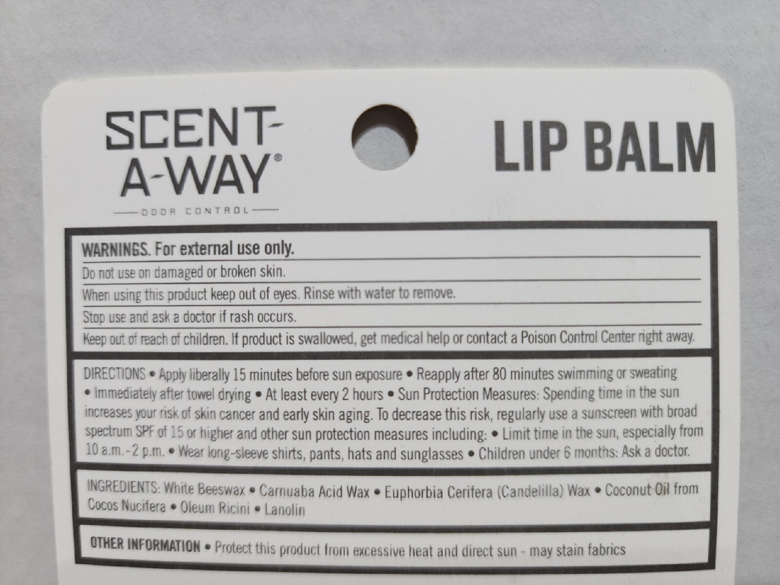 Hs Lip Balm Scent-A-Way Max 2-Pack E0613