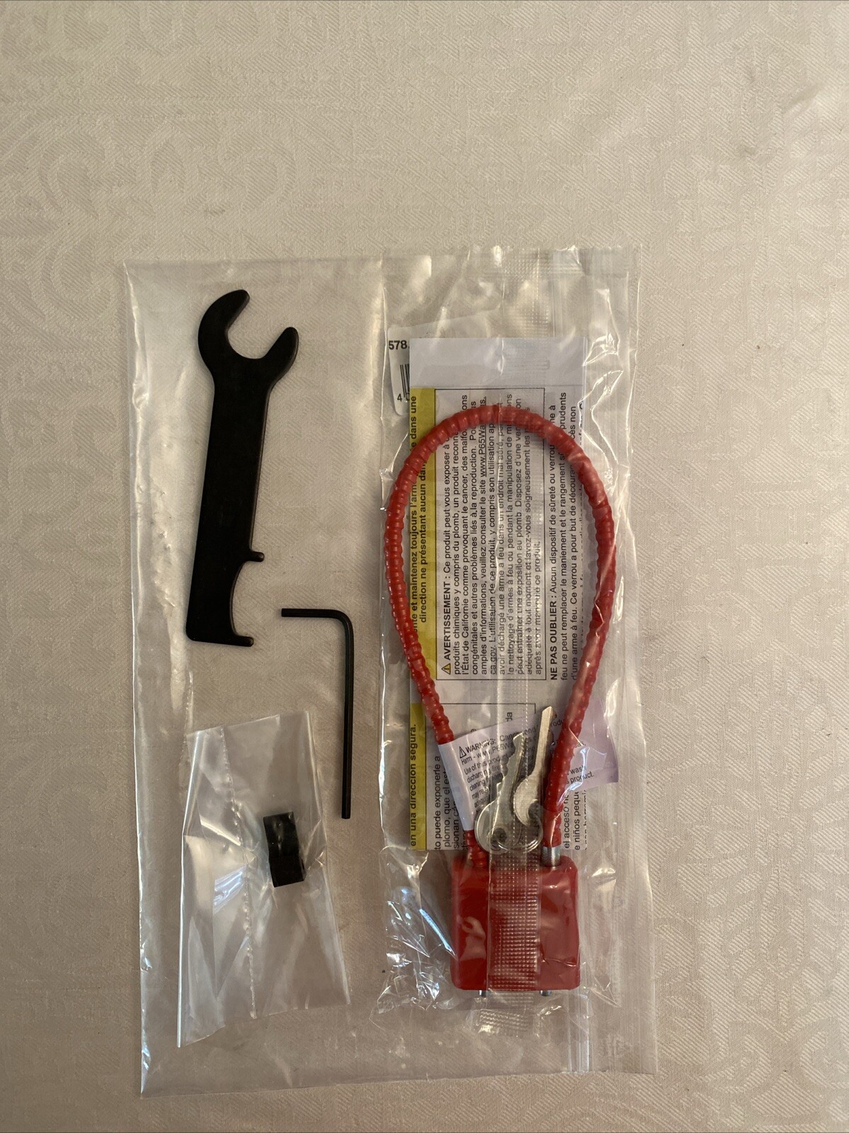 Regal Firearm Gun Safety Cable Lock With Tools Brand New R11SC3 11"