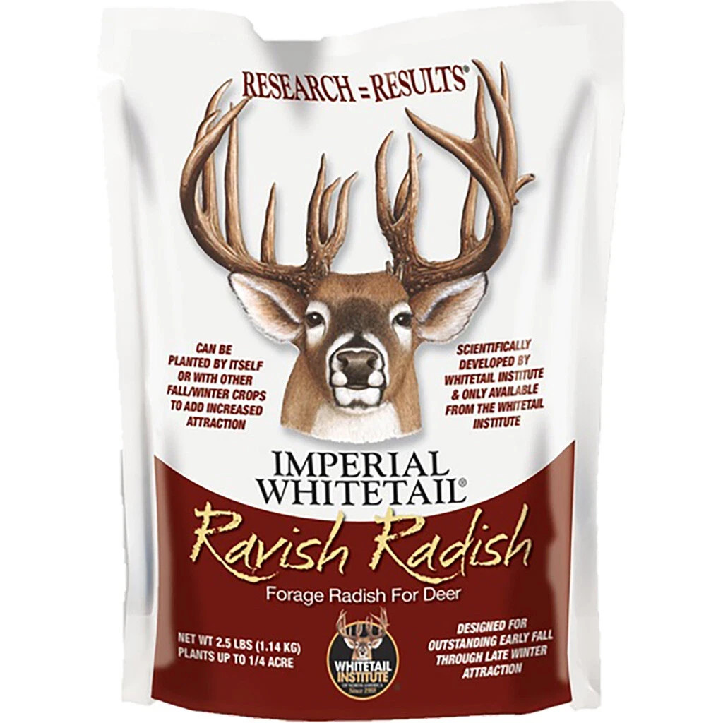 Whitetail Institute Ravish Radish 2 lbs RR2.5, Covers 1/4 Acre food plot
