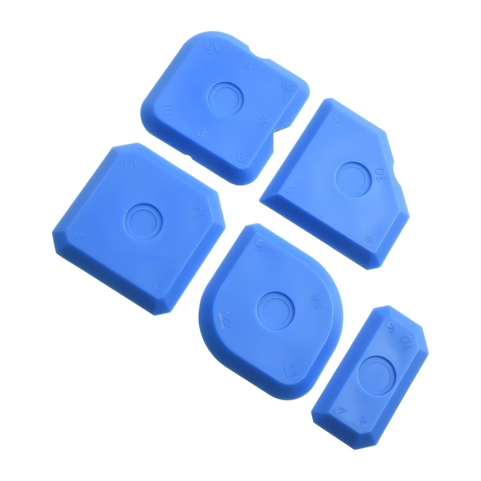 Easy and Efficient Silicone Application with 5 Piece Spreader Tool Set