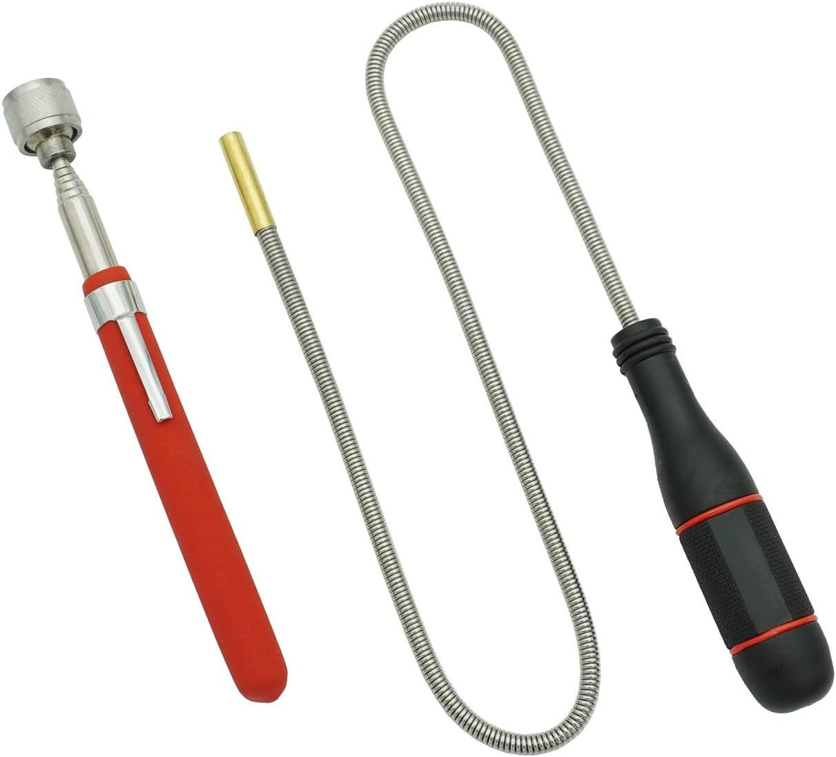 GUTIMORE Magnetic Pickup Tool Pack of 2, Flexible Magnetic Pickup 2Lb,Telescopin