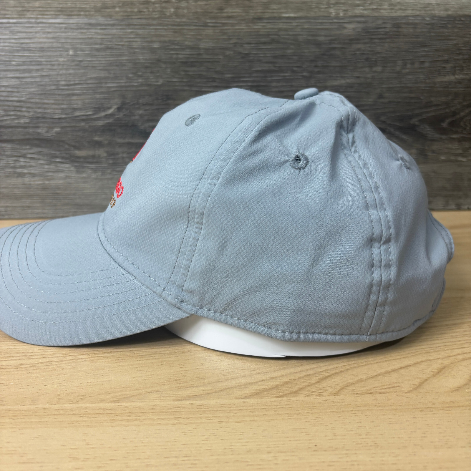 Wells Fargo Championship Hat Cap Strap Back Gray Golf Golfing Performance Mens