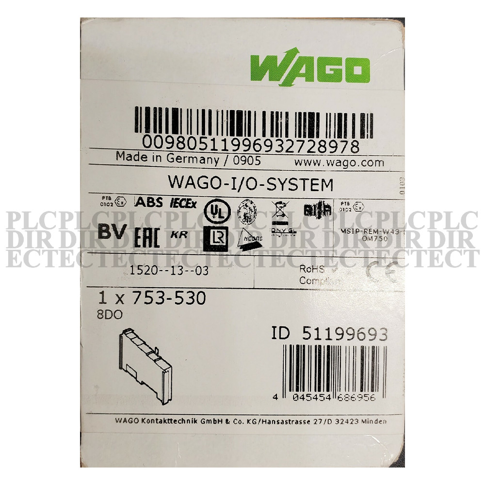 New WAGO 753-530 Profibus DP Module