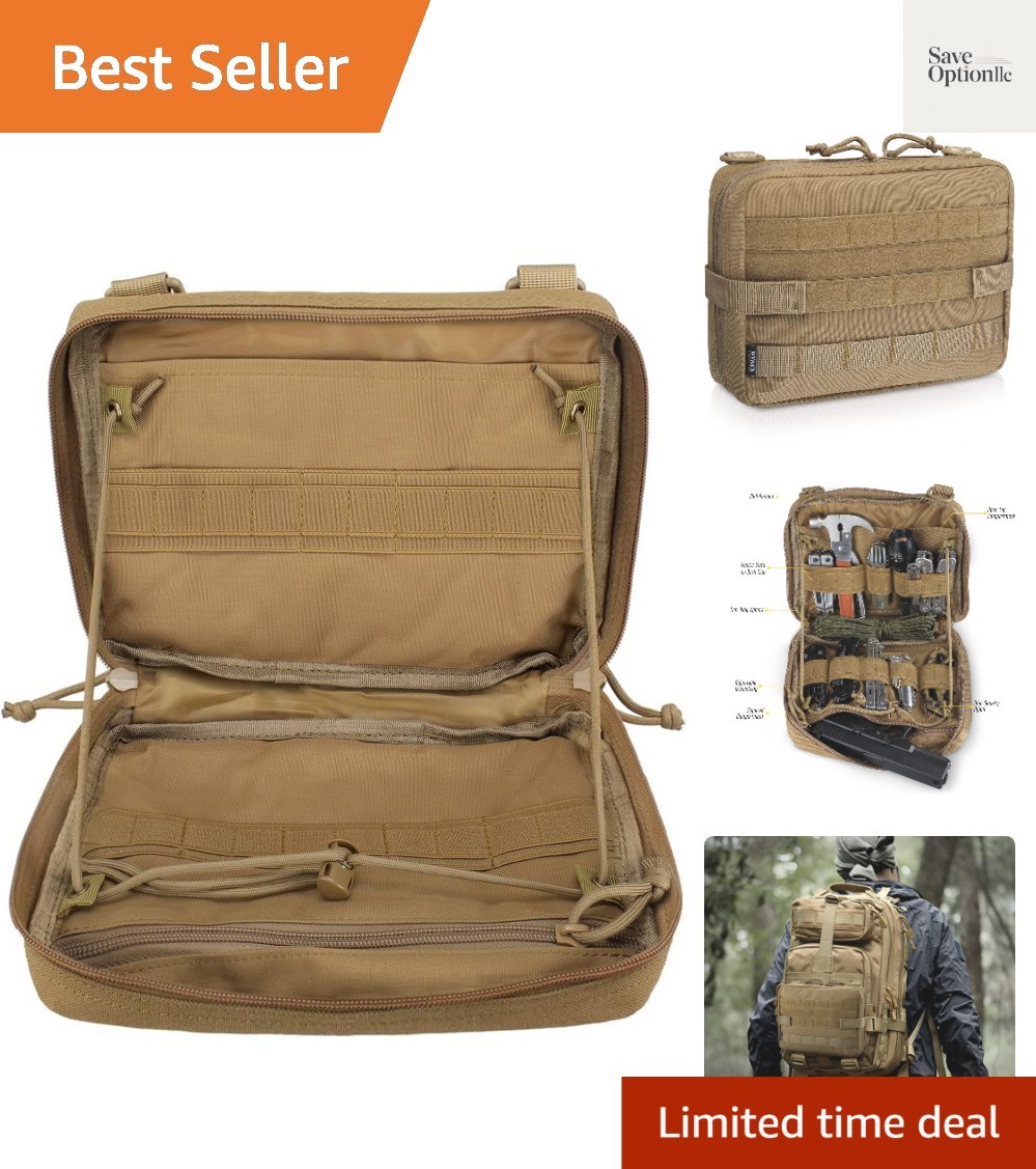 Tactical Admin Molle Pouch, Medical EDC EMT Utility Bag Shell Design Attachme...