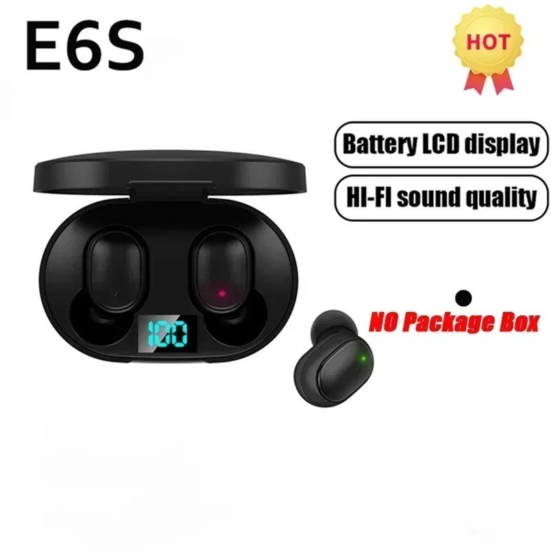 2026 Wireless Bluetooth Earbuds Headphones E6S For iPhone Samsung Galaxy Android