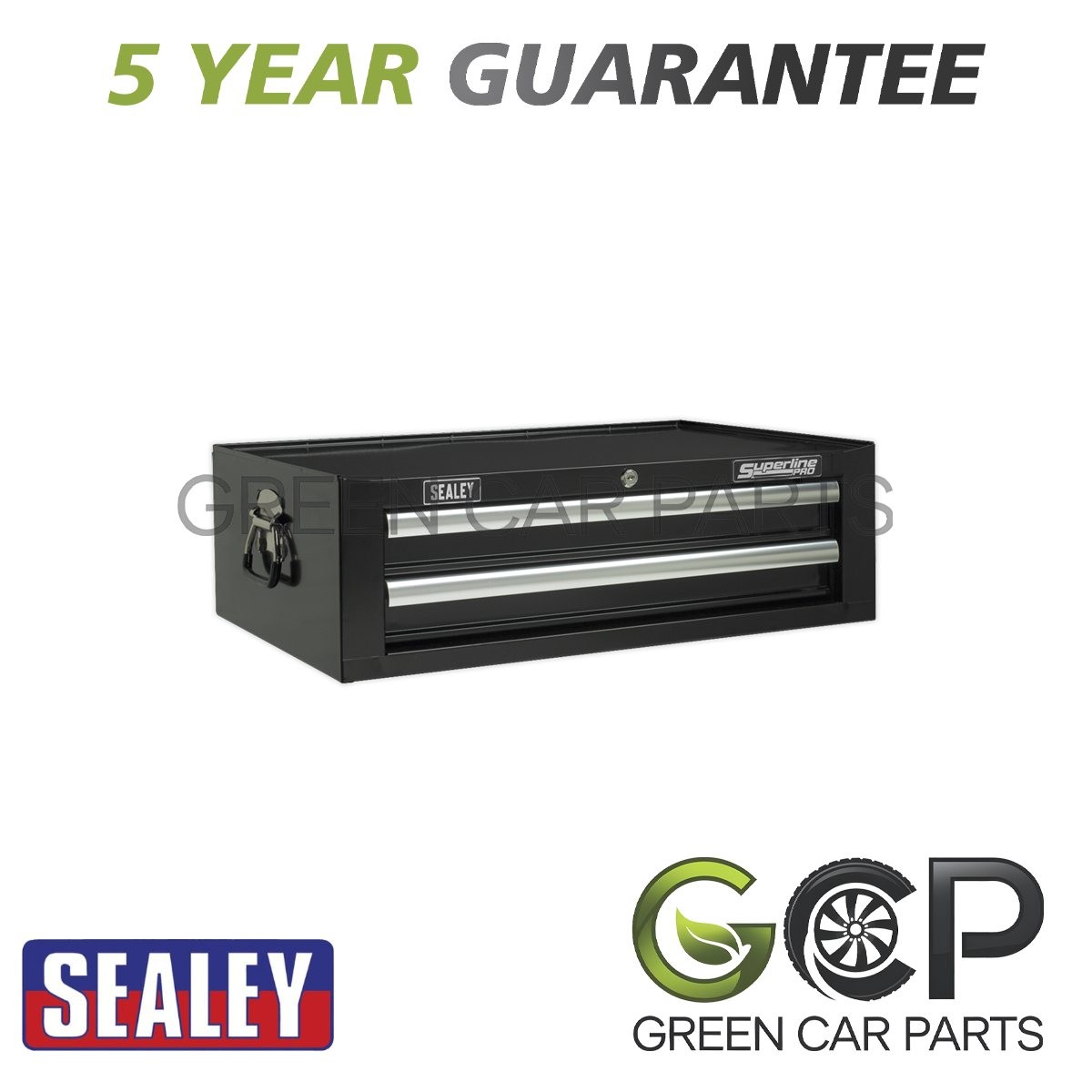 Sealey Superline PRO� Mid-Box Tool Chest 2 Drawer Black AP26029TB