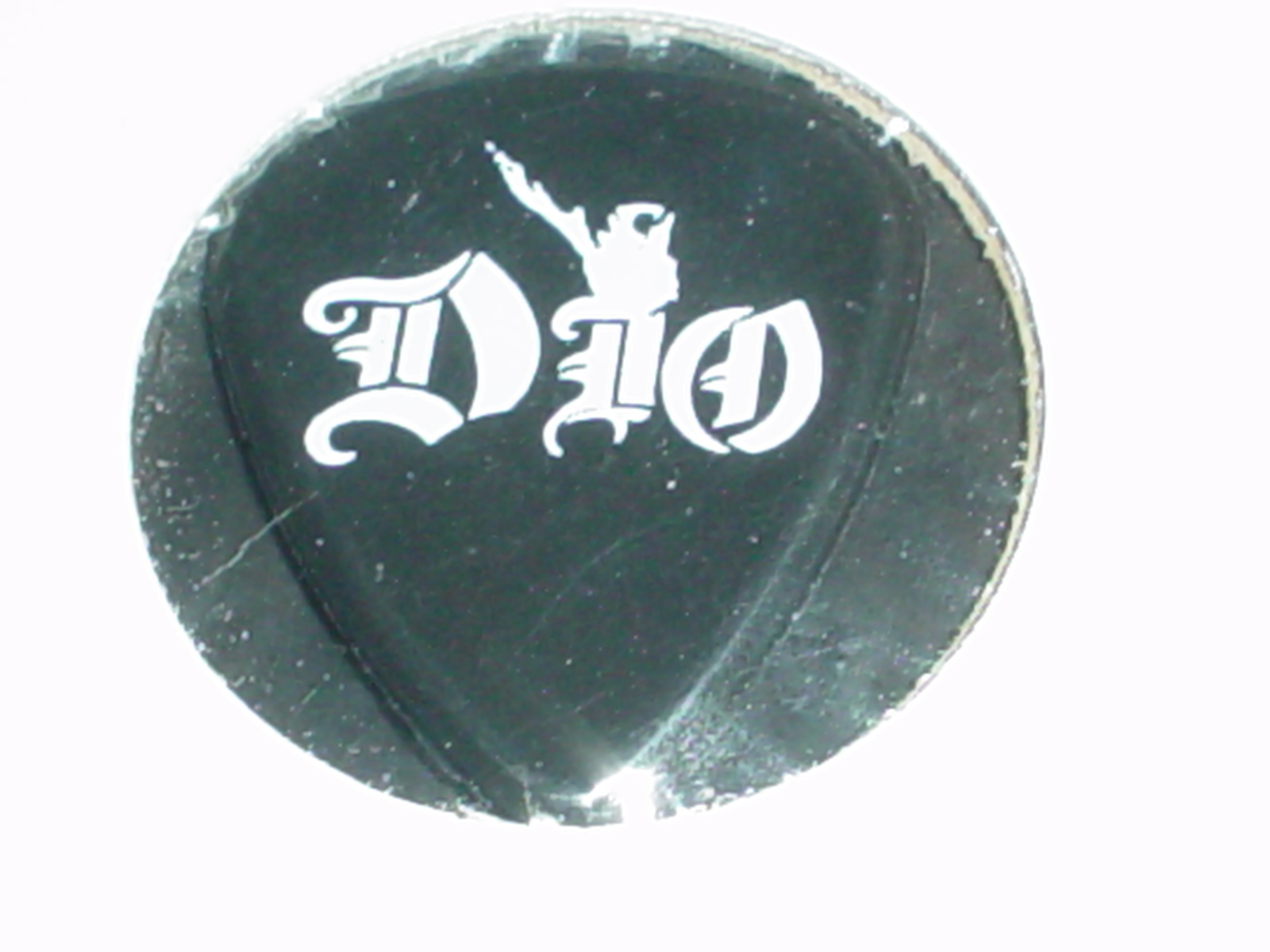 DIO Logo Jeff Pilson Signature Old Concert Tour RaRe GUITAR PICK 80's Dokken #2