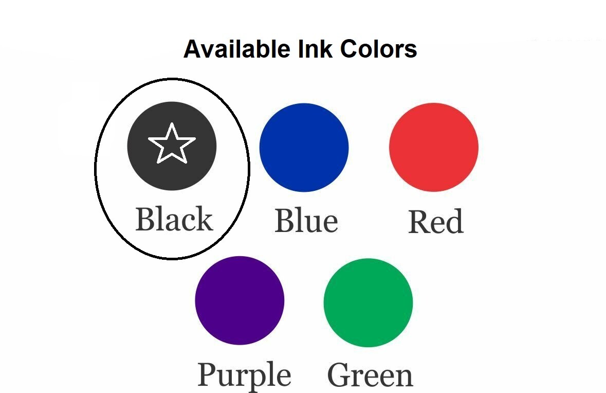 2000 Plus Printer 40 Replacement Ink Pad Black Ink