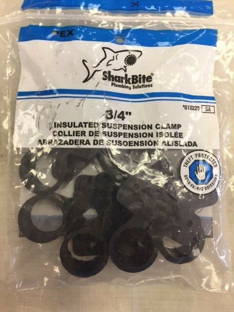 Shark Bite 3/4 insulated suspension Clamp 79 packs of 10 part# 23072Z10